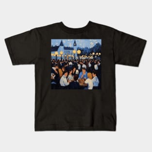 Oktoberfest | Post-impressionist painting style Kids T-Shirt